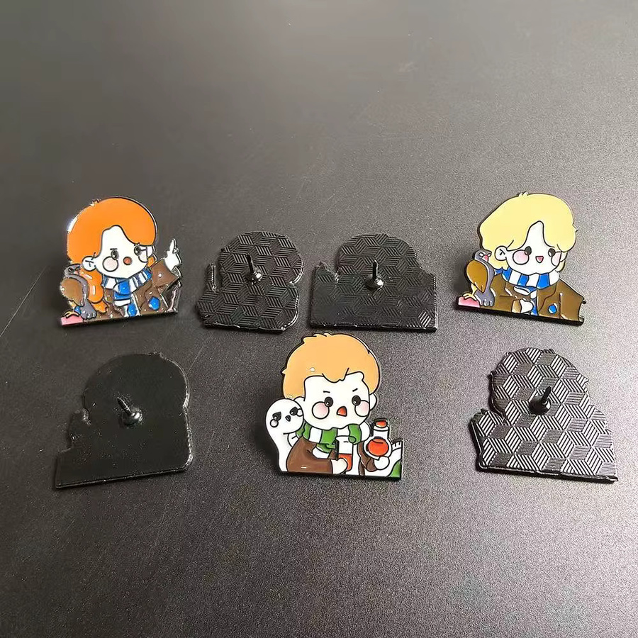 Warner Bros. Anstecknadeln, 7-teiliges Set, Cartoon-Emaille, Metall, Bunt, Unisex - Bild 3