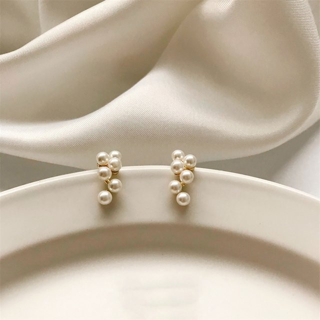 laoloutian Ohrringe, Perle, Gold, Damen - Bild 1