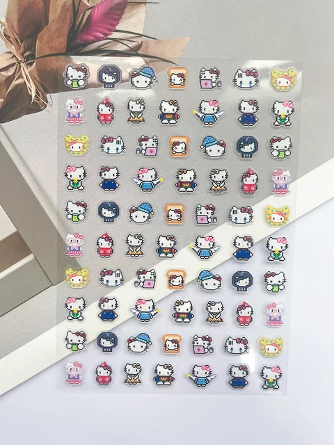 Sanrio Gepäckanhänger Aufkleber, Hello Kitty - Bild 1