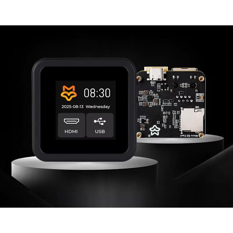 Luckfox PicoKVM NanoKVM IP KVM Server mit 1,54 Zoll Touchscreen LCD in Schwarz für Desktop-Wartung via HDMI und USB - Bild 3