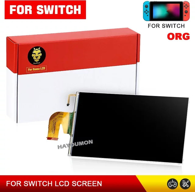 Nintendo Switch Ersatz-LCD-Display in Schwarz für die Reparatur deiner Spielkonsole - Bild 1