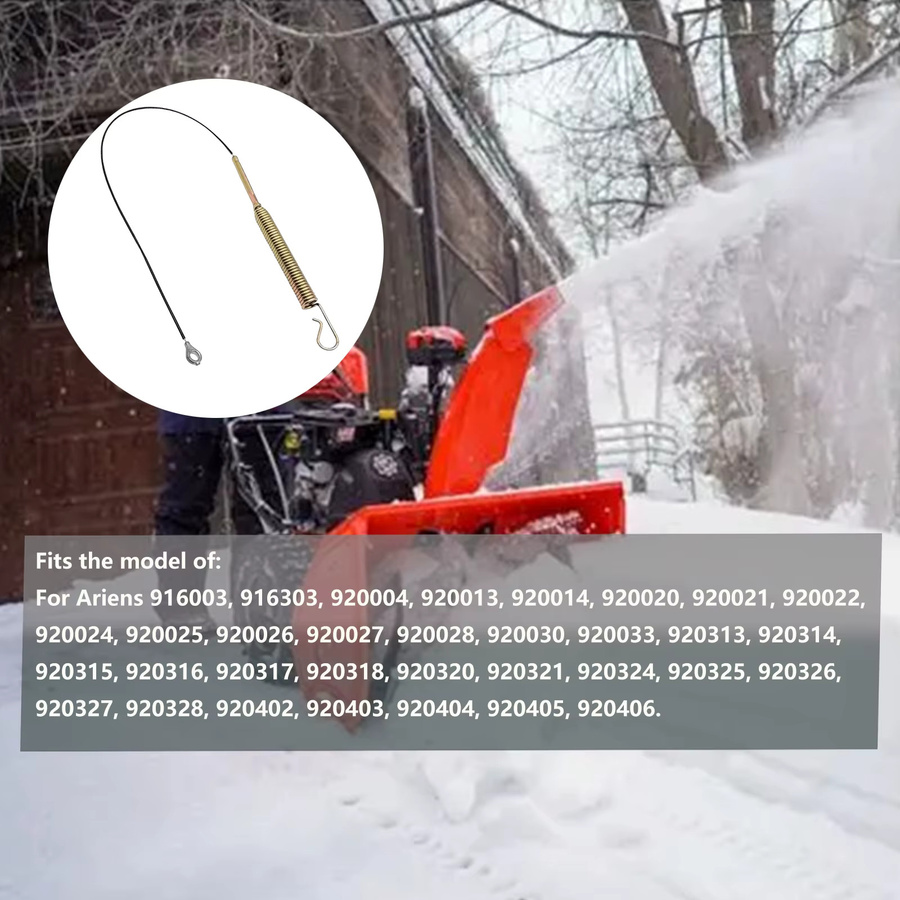 Ariens Oberes Schneckenkabel für Compact 20 24 und Sno-tek 24 28 Schneefräse 120 V Schwarz 06900438 - Bild 2