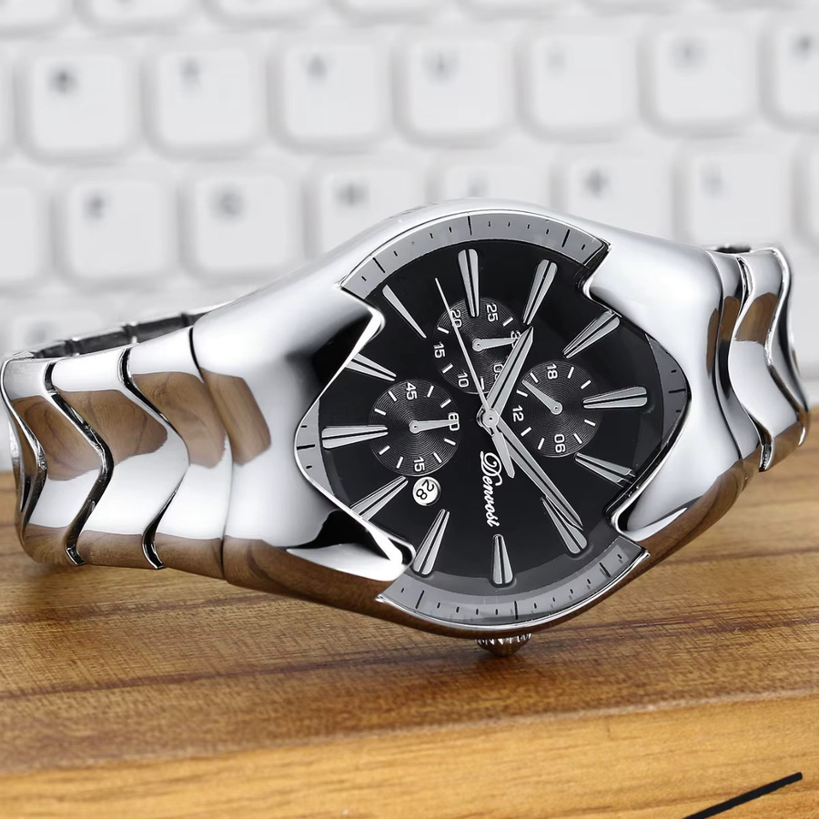 STARPERISH Armbanduhr Quarz, Edelstahl, Silber, Herren - Bild 3