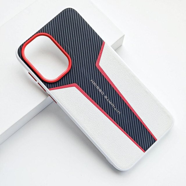 Stoßfeste Luxus PU-Leder Handyhülle für OnePlus 15 15R 13 13R 13T 13S von GRASALE in Weiß - Bild 1