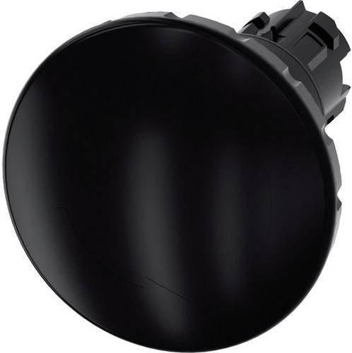 Siemens Pilzdrucktaster 3SU1000-1JB10-0AA0 in Schwarz mit Drehentriegelung - Bild 1