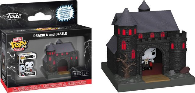 Funko Bitty POP Towns Dracula with Castle - Bild 1