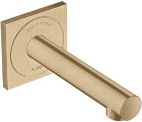 Hansgrohe Axor Uno UP Elektronischer Sensor-Waschtischmischer Wandmontage in Brushed Bronze, Ausladung 16,1 cm - Bild 1