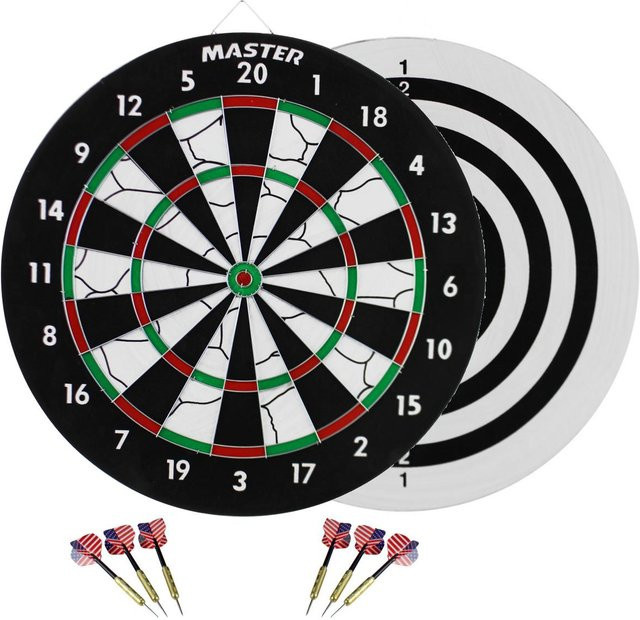 Master Flocking Dartscheibe, 45 cm, zweiseitig - Bild 1