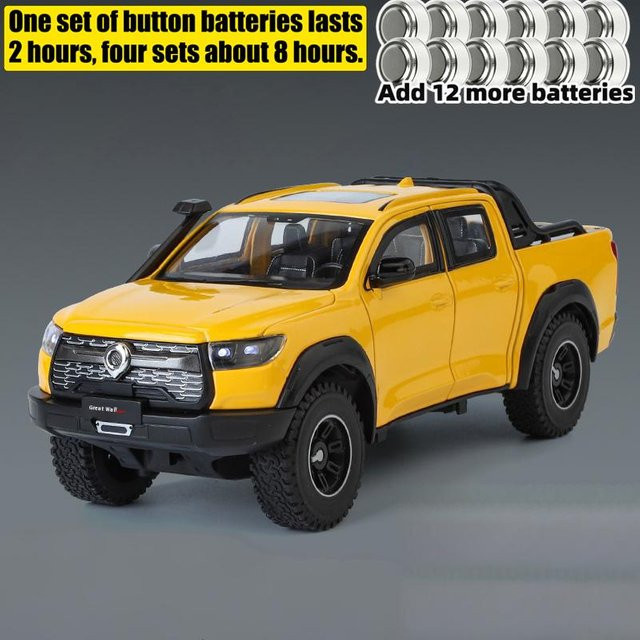 Linyi toy car Gwm Poer Kanone Offroad SUV, Modellauto, Metall, 1:24, ab 14 Jahren - Bild 1