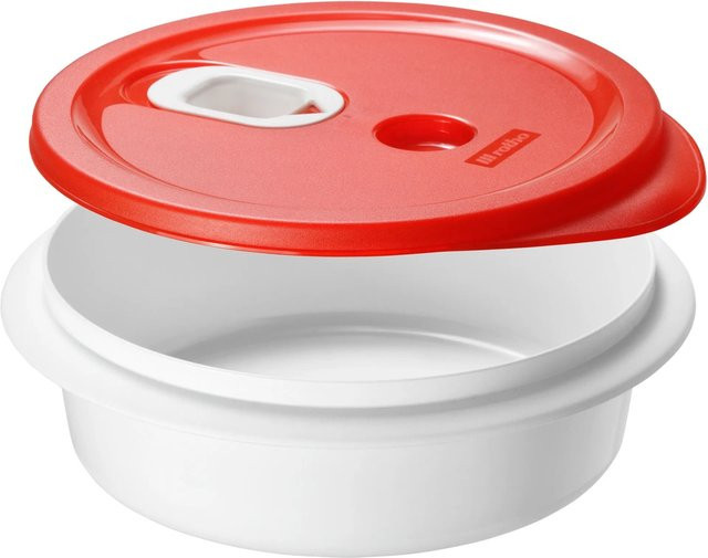 Rotho Mikrowellenteller Micro Clever Tief 1 in Papaya - Bild 1