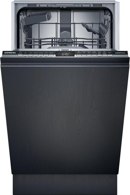 Siemens iQ300 SR83EX01LD Einbau-Geschirrspüler vollintegriert, Breite: 45 cm, Schwarz - Bild 1