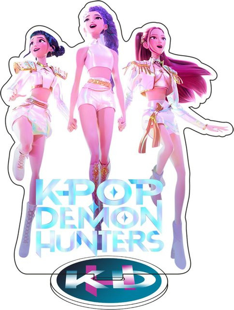 Dämon KPop Jäger Rumi Mira Zoe Acryl Schlüsselanhänger, Stehende Platten - Bild 1