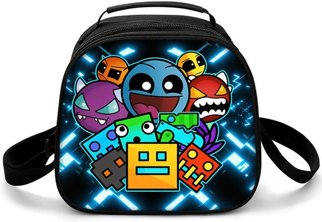 Thermoisolierte Lunchtasche Geometry Dash von Fancy Style Studio, Mehrfarbig - Bild 1