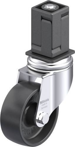 Blickle Apparate-Lenkrolle LKRA-POA 80G-11-EV18 in Schwarz mit 80 mm Rad-Durchmesser und 120 kg Tragfähigkeit - Bild 1