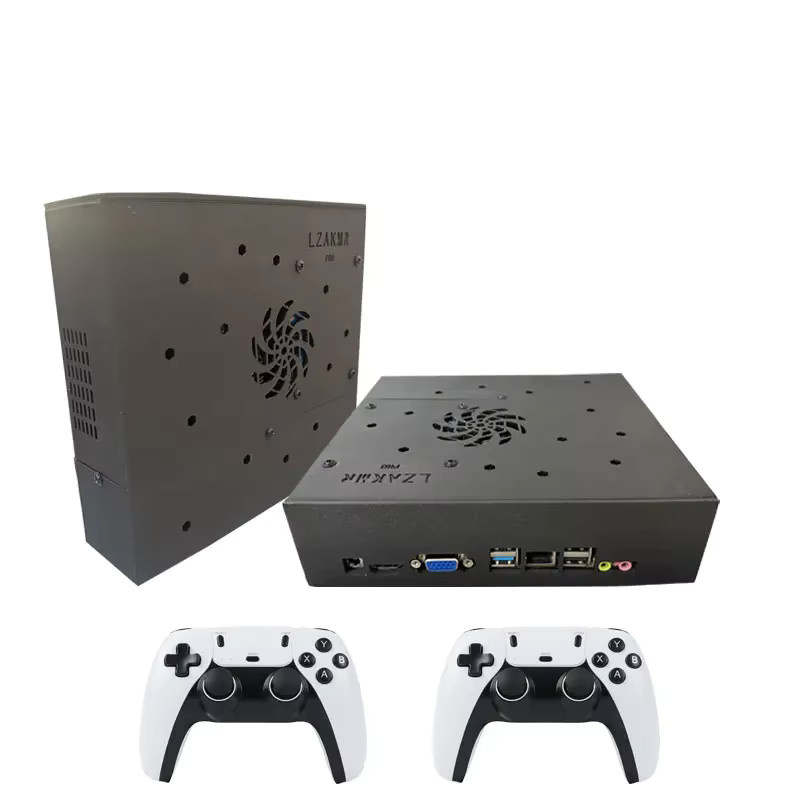 LZAKMR X8 Pro Retro-Gaming-Konsole mit Windows 11, 8 GB RAM und 2 TB ROM, Schwarz, inklusive über 70.000 Spielen für Wii, PS2, DC, PSP und Gamecube - Bild 1