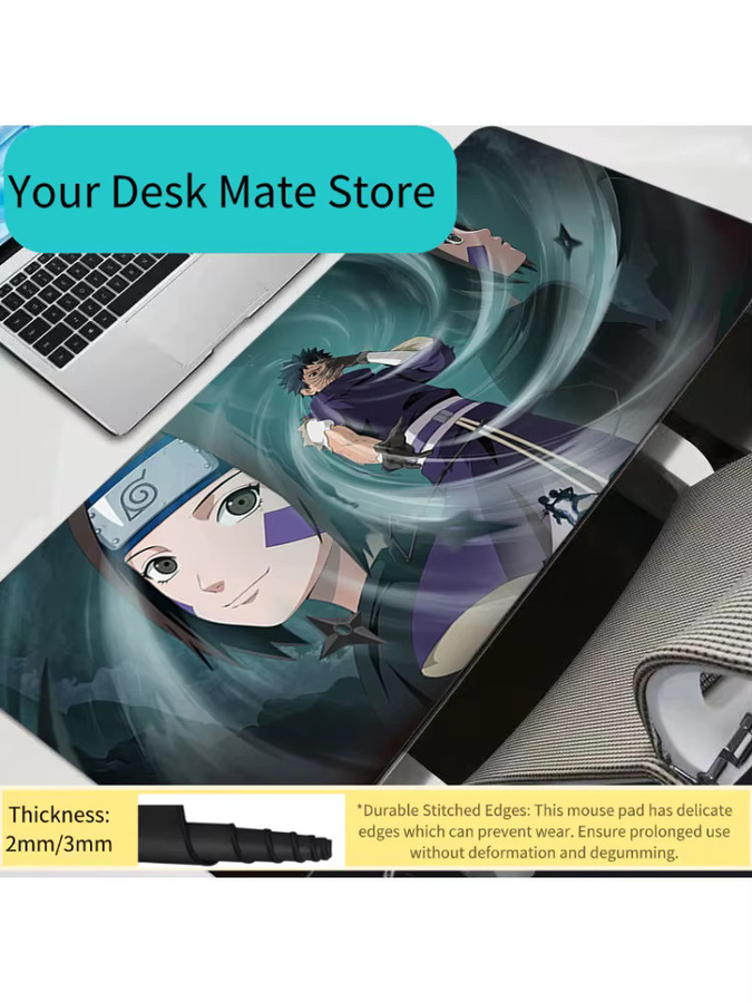 Bandai Naruto Anime Mauspad Schreibtischunterlage Multicolor - Bild 2
