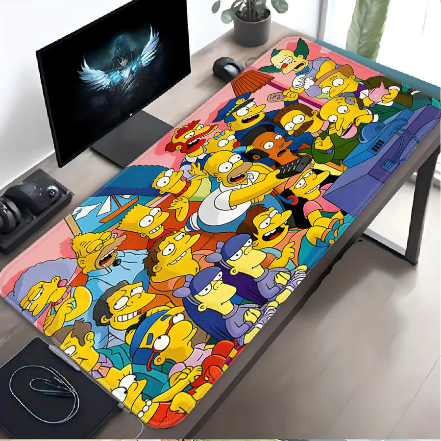 Wasserdichtes The Simpsons Mauspad in Multicolour für Computer und Laptop - Bild 2