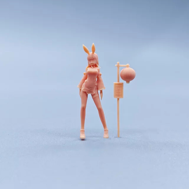 EHCMODEL Bulma Miniaturen, 1:64, Harz, Einzelfigur, Rosa / Pink - Bild 1