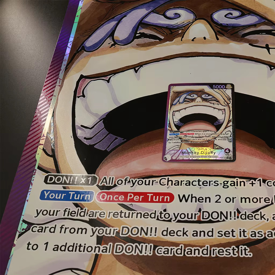 Bandai One Piece TCG Jumbo-Karte Luffy, Englisch, Piraten - Bild 5