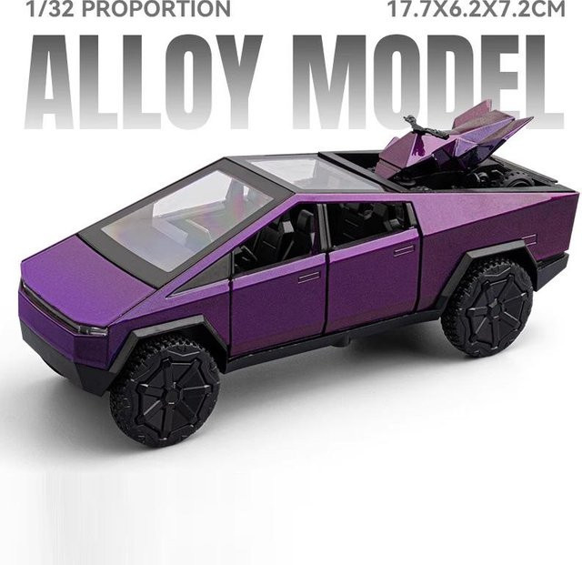 Linyi toy car Pickup Legierung Druckguss Modell Spielzeugauto, 1:32, mit Sound und Licht, ab 14 Jahren - Bild 1