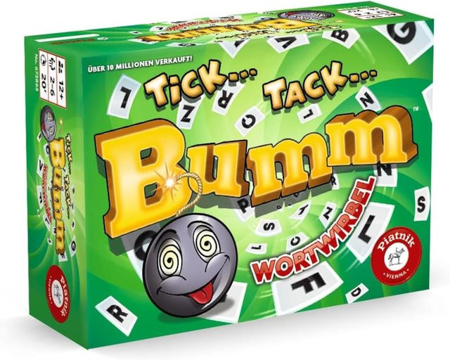 Piatnik Tick Tack Bumm Wortwirbel, Kartenspiel, ab 12 Jahre, 2-6 Spieler - Bild 1