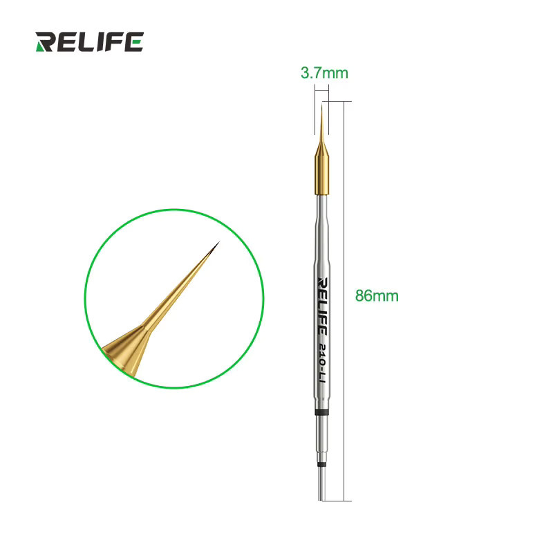 RELIFE 210-LI Reinkupfer-Lötspitze mit Schnellheizfunktion für Handy-Bildschirmreparaturen und Jumper-Kabel - Bild 5