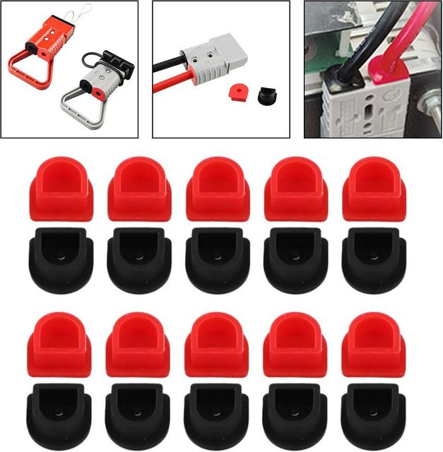 20 Stück VIBRATITE Anderson Stecker Kabel Kit mit wetterfester und staubdichter Kunststoff-Abdeckung und Dichtung - Bild 1