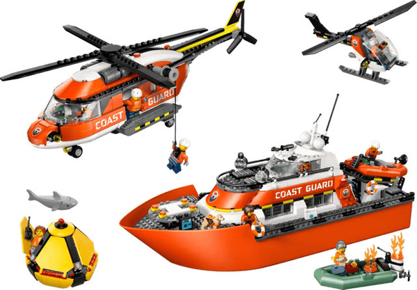 LEGO City Küstenwache Set Bunt / Mehrfarbig