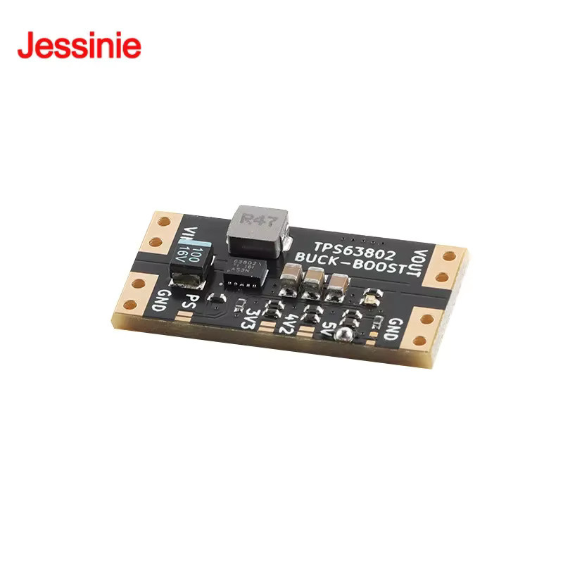 XL63802 Lithium-Batterie USB Spannungsregler Step Up Down Power Modul TPS63802 Boost Buck Board in Schwarz mit USB-C Anschluss - Bild 2