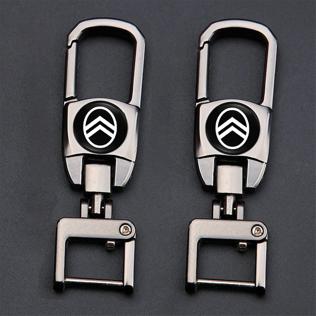 Citroen Schlüsselanhänger aus Titan, Karabinerhaken, Unisex - Bild 1