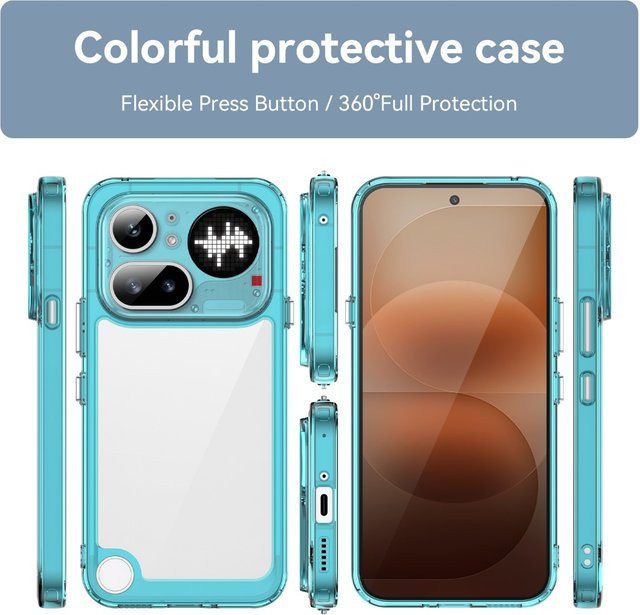 Harte Handyhülle aus Acryl für Nothing Phone 4A Pro 3A Lite/Pro 2A Plus und CMF Phone 2 Pro in Bunt und Transparent - Bild 1