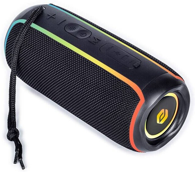 Denver Bluetooth Lautsprecher BTV-222NRB Schwarz H: 21,9 cm, B: 9,1 cm - Bild 1