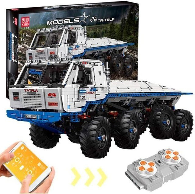 queek Technic Baustein Auto, LKW für Tatra T813 8x8 P303, 1:8, ab 8 Jahren - Bild 1