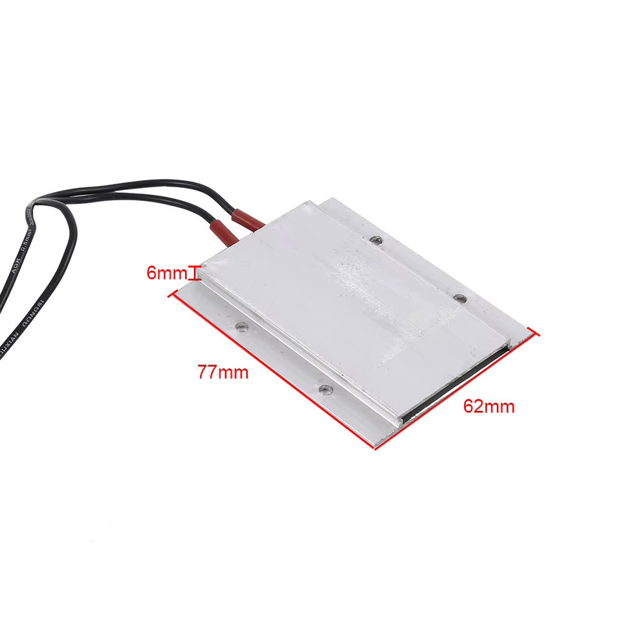 Aramox PTC-Heizelement mit Thermostat und konstanter Temperatur, silber, 220 V - Bild 2