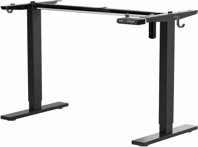 HOMAVO Elektrisches Schreibtischgestell Schwarz, stufenlos höhenverstellbar mit Motor - Bild 1