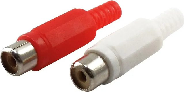 Schwaiger Cinch-Buchse 1 Paar in Rot, Weiß und Multicolour - Bild 1