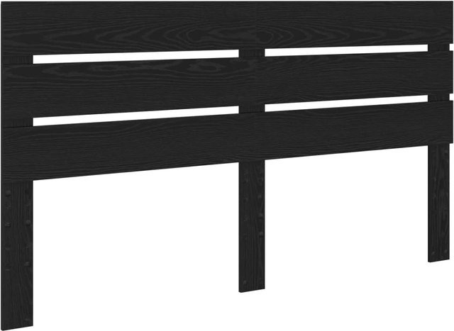 vidaXL Kopfteil in Schwarz und Eichen-Optik aus Holzwerkstoff, Breite: 160 cm - Bild 1