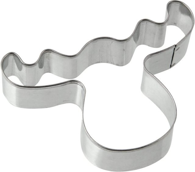 Zenker Ausstecher Elchkopf aus Metall, Silber, Breite: 5,5 cm, Höhe: 8,0 cm - Bild 1