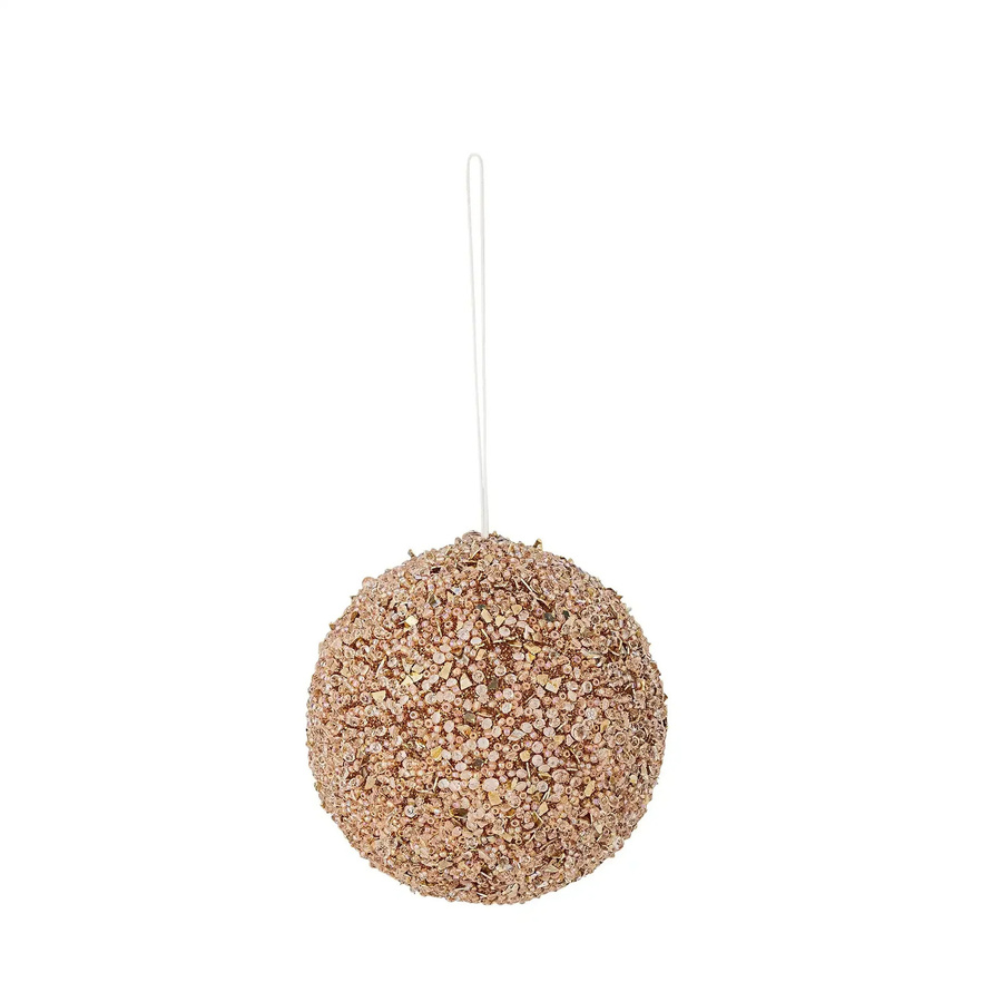 Bloomingville Weihnachtskugel Nicolet in Gold, Durchmesser: 9 cm - Bild 1