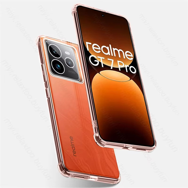 Transparente TPU Schutzhülle für Realme GT 7 Pro 5G, ultradünn und stoßfest mit Kameraschutz - Bild 2