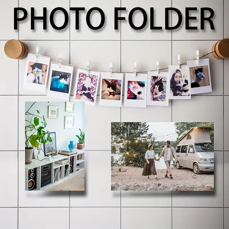 Transparente Mini-Fotoklammern aus Acryl für Bastelarbeiten und DIY-Dekoration - Bild 3