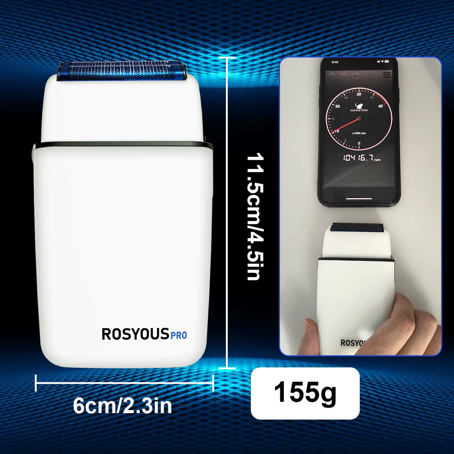 ROSYOUS RS620 Haarschneidemaschine, Blau, USB, Schnurlos - Bild 6