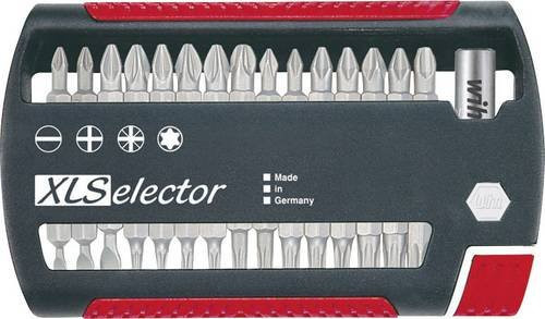 Wiha Bit-Set XLSelector Standard 31-teilig mit Schlitz, Phillips, Pozidriv, Torx, Tri-Wing, Spanner, Innensechskant mit Bohrung, Torq-Set und Innenvierkant - Bild 1