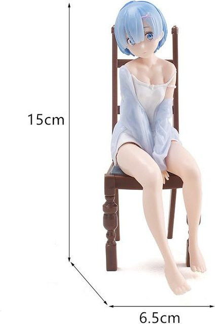 Re: Life In A Different World From Zero Rem Sit On Chairs Action Figure, 15cm, Kunststoff, ab 14 Jahren - Bild 1