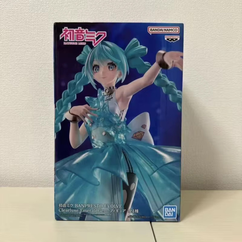 BANPRESTO Hatsune Miku Clearluxe Emerald Gem Anime Figur - Bild 4