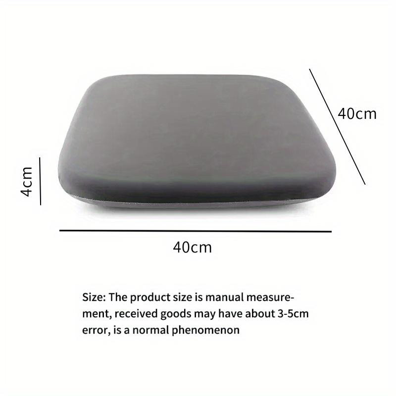 Ergonomisches Memory-Schaum Sitzkissen aus Baumwolle in Rosa, B/B: 40 x 40 cm - Bild 2