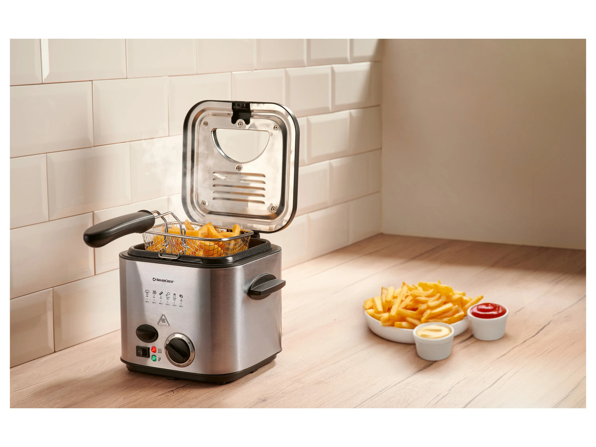 SILVERCREST® Mini-Fritteuse aus Edelstahl mit Cold Zone Funktion - Bild 2