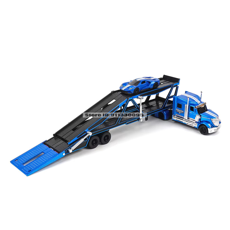 Maisto Lonestar Auto Anhänger, Modellauto, 1:64, Blau - Bild 2