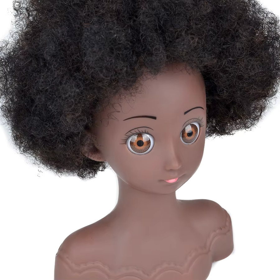 Betella Mannequin-Kopf aus Echthaar für Kinder, 20 cm - Bild 4