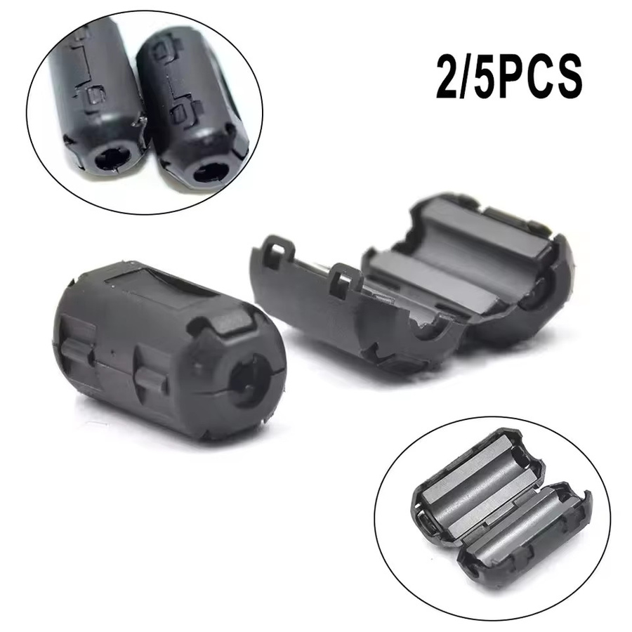 TDK Ferritkern Rauschfilter Ring Kabelclip zur EMI RFI Unterdrückung in Schwarz, 5mm - Bild 2